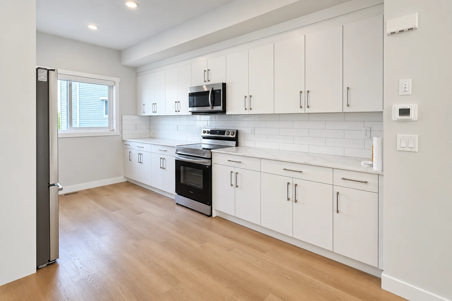 Representative four-bedroom townhome kitchen at Peace Valley