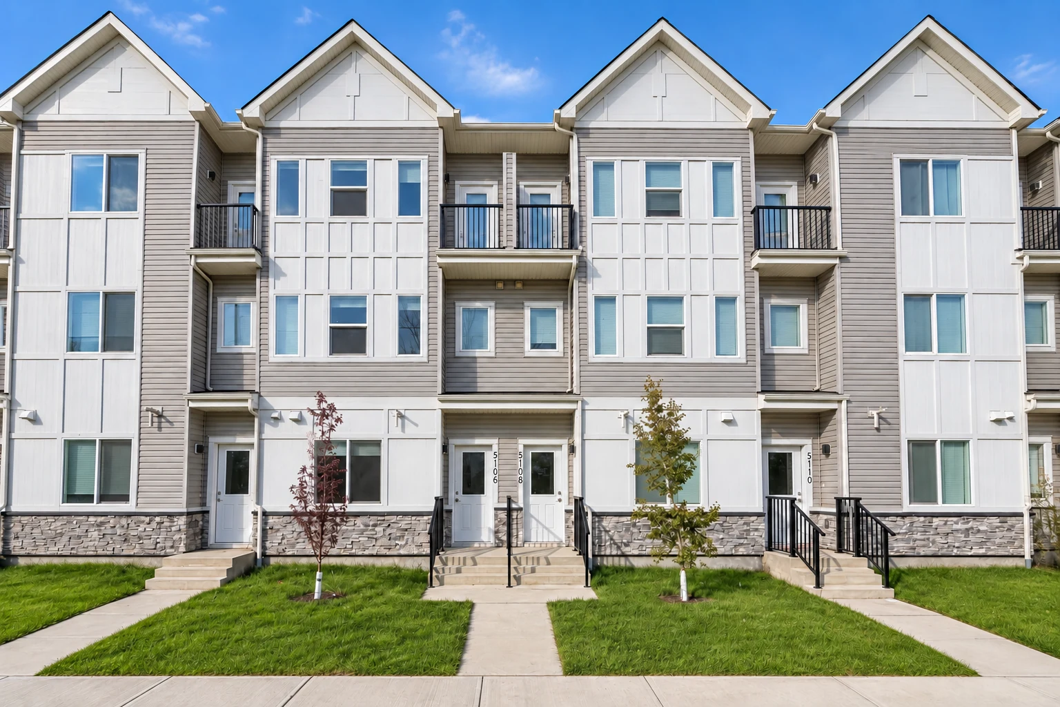 Townhome exterior — 5106 84 Ave NE at Peace Valley
