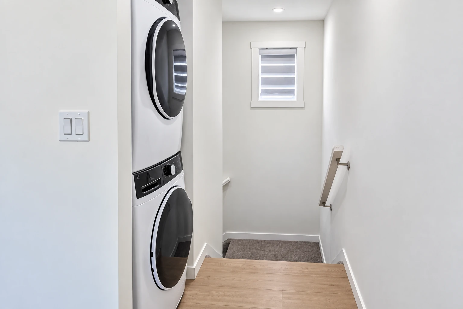 Garden Suite in-suite laundry at 10744 & 10746 155 Street NW