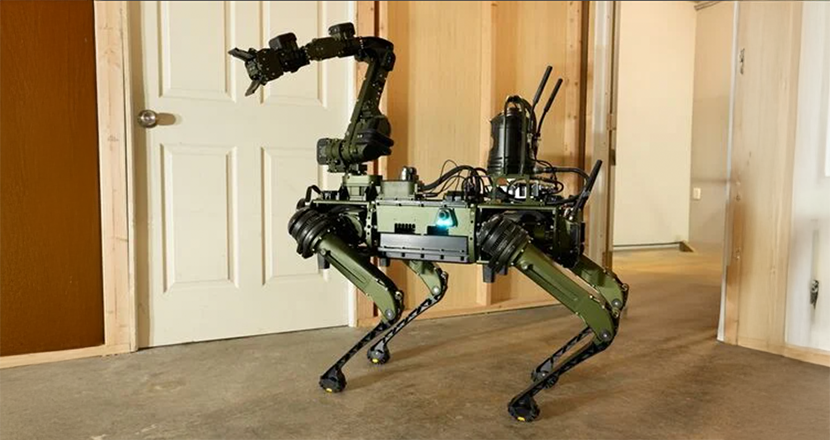 Ghost Robotics unveils new robotic arm for UGV