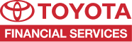 Toyota Financial Services logo in red.