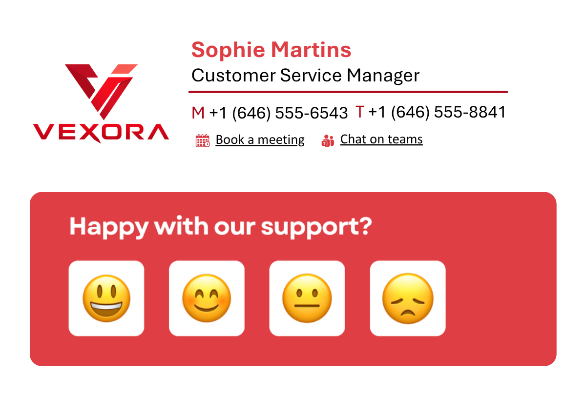 Email Signature Example 5