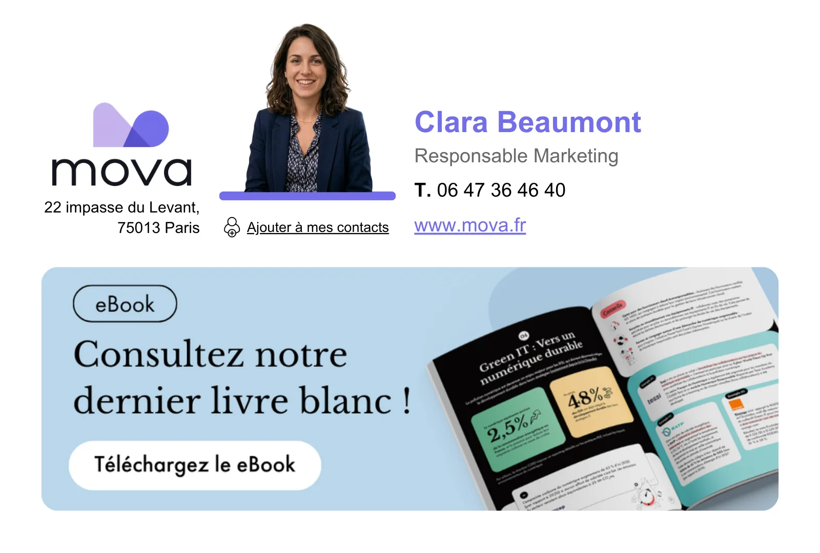 Email Signature Example 6