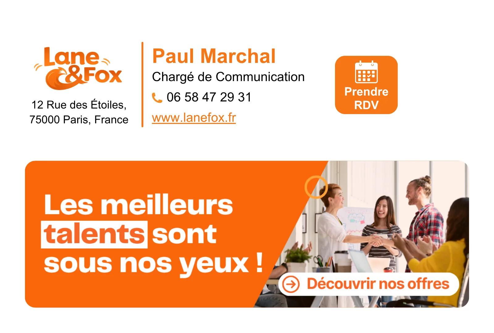 Email Signature Example 2