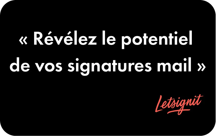 Signature slogan exemple