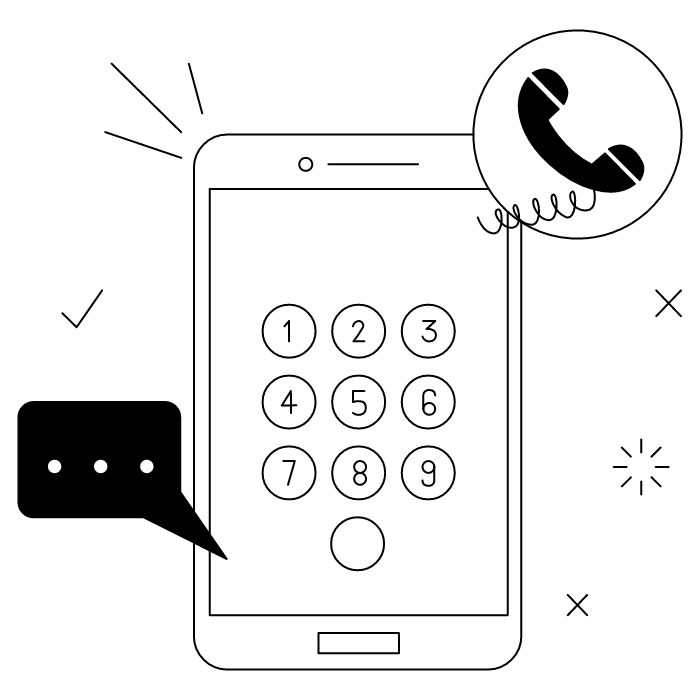 Phone number mobile signature