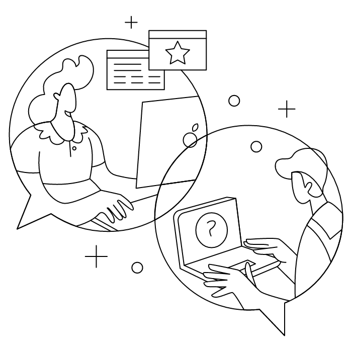 Contact details Gmail footer