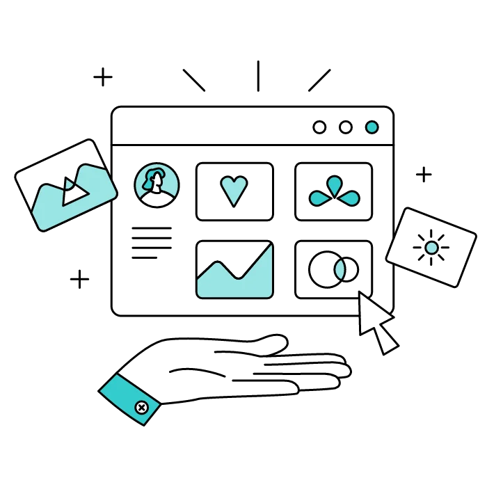 Interactive email signature