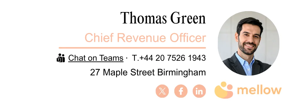 Pro mail signature CRO