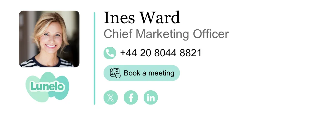 Chief Marketing Officer signature