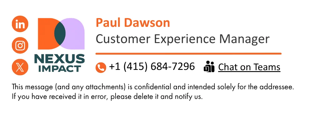Pro signature Chief Marketing Officer