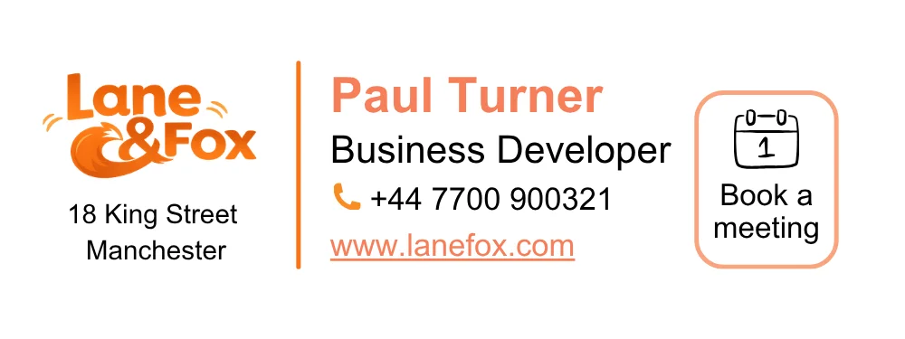 Business Developer Example