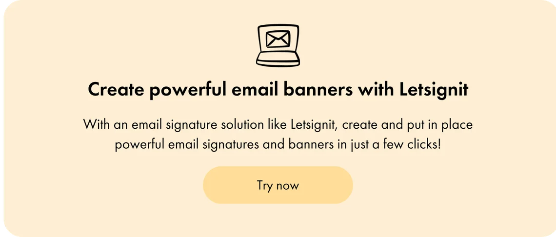 Letsignit CTA try now