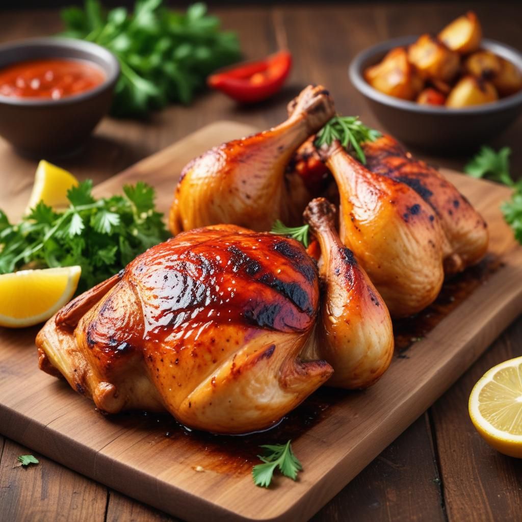 Aurinkoinen portugalilainen piri piri -kana marinoituna tulisella chili-valkosipulikastikkeella – helppo ja maukas resepti koko perheelle.