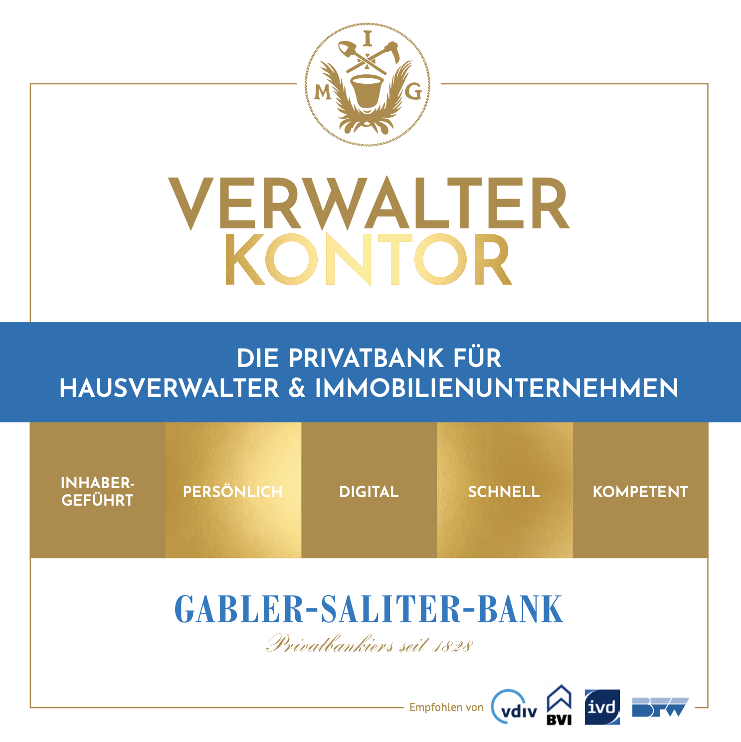 DIE PRIVATBANK FÜR HAUSVERWALTER & IMMOBILIENUNTERNEHMEN