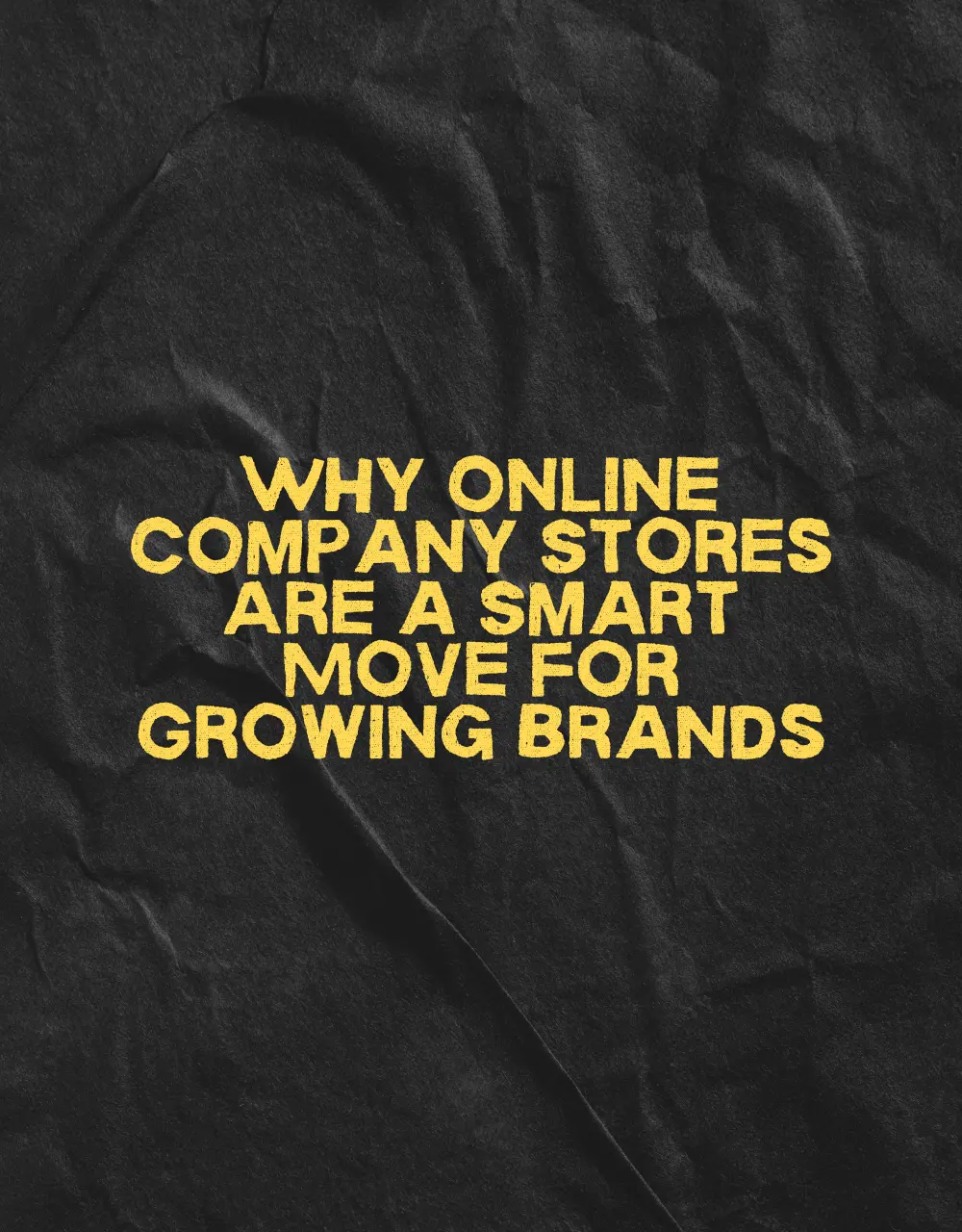 Why Online Company Stores Are a Smart Move for Growing Brands