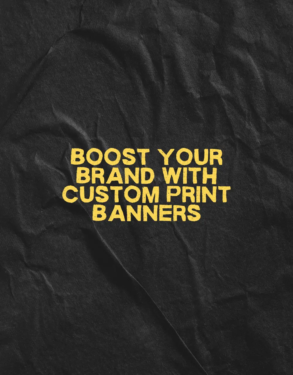 Boost Your Brand with Custom Print Banners