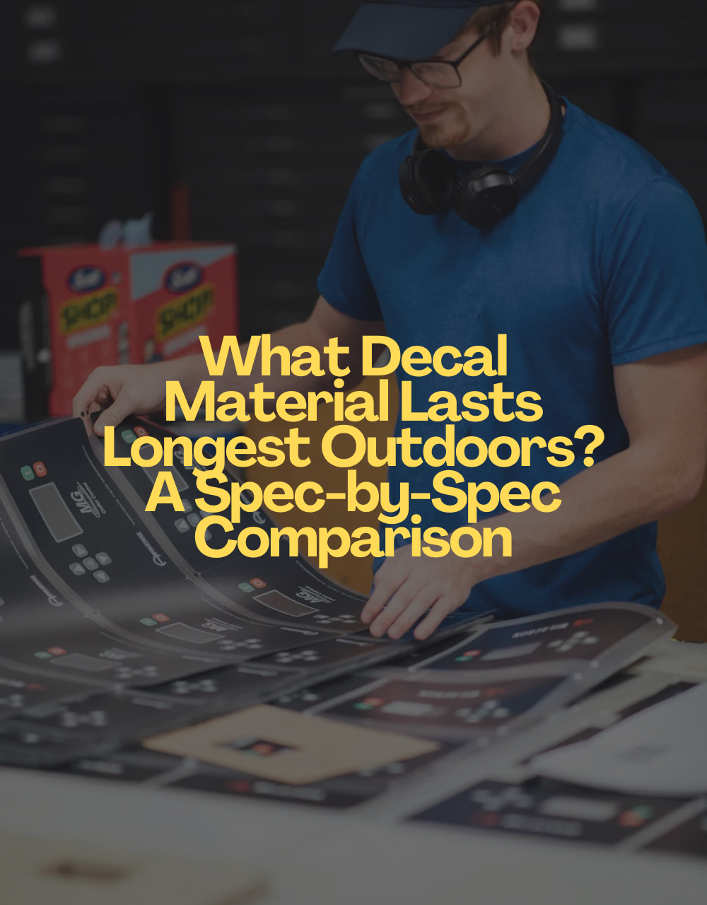 What Decal Material Lasts Longest Outdoors? A Spec-by-Spec Comparison
