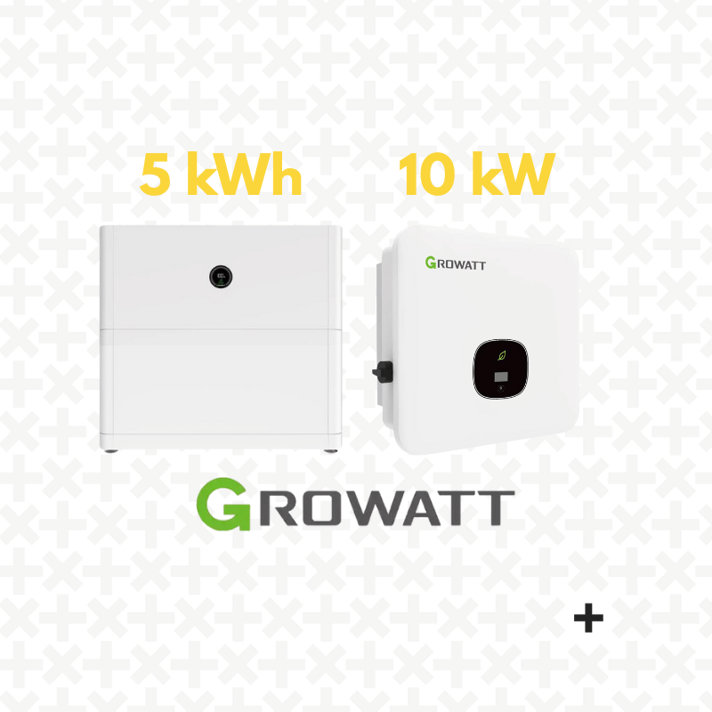 Growatt APX 5 kWh akusto ja 10 kW hybridi-invertteri