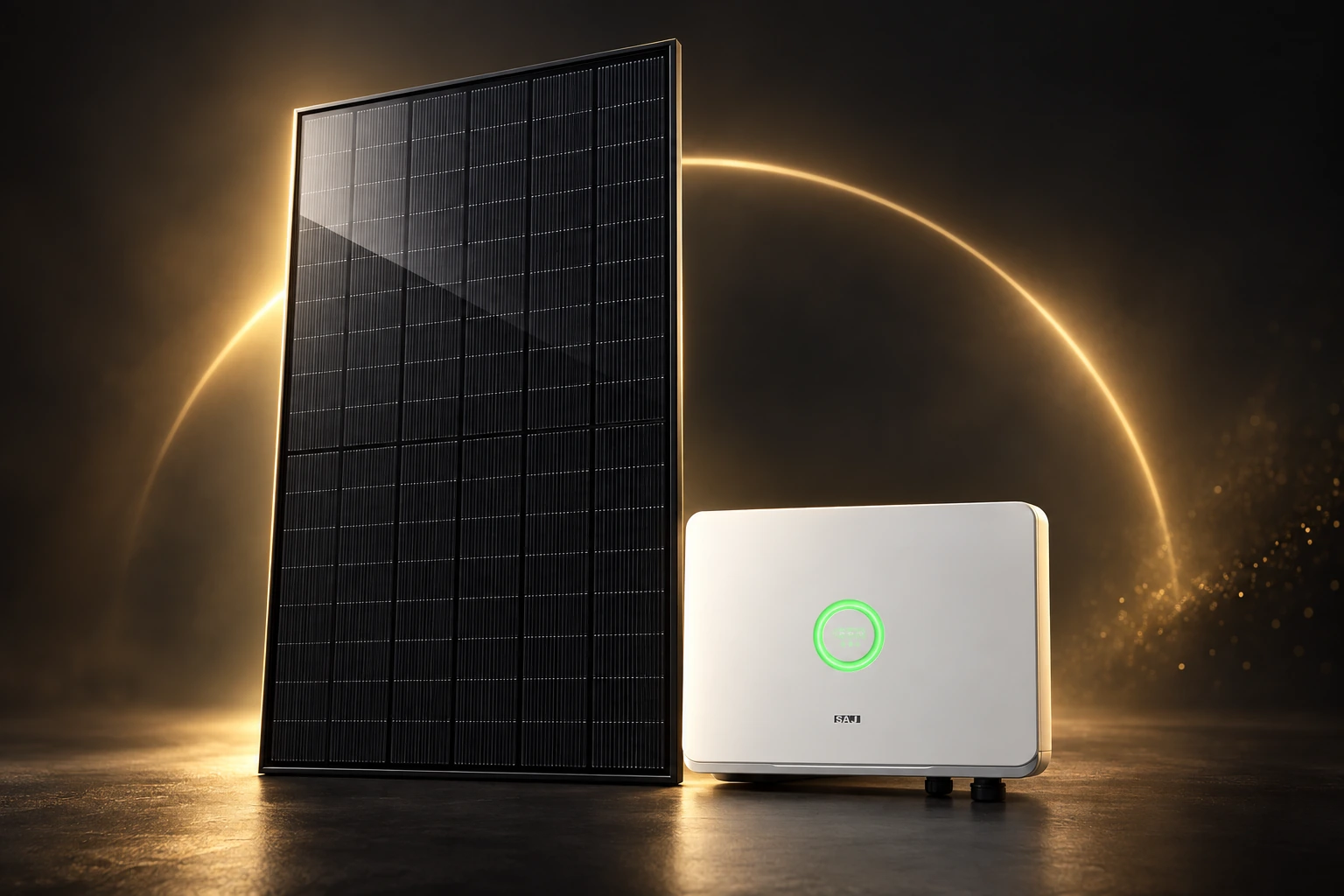 16 paneelia + SAJ R6 · 8,08 kWp – synttärikampanjan havainnekuva