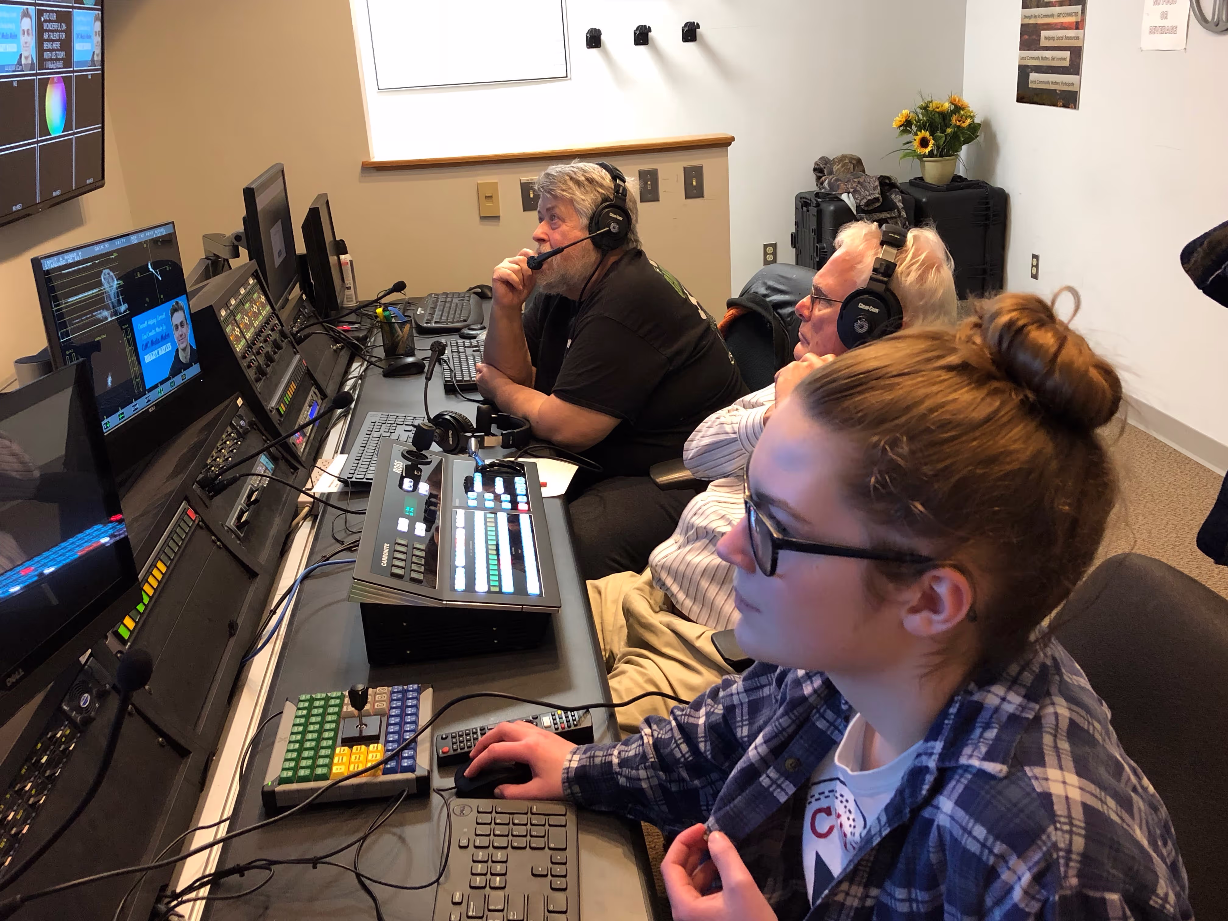 CMC members during production