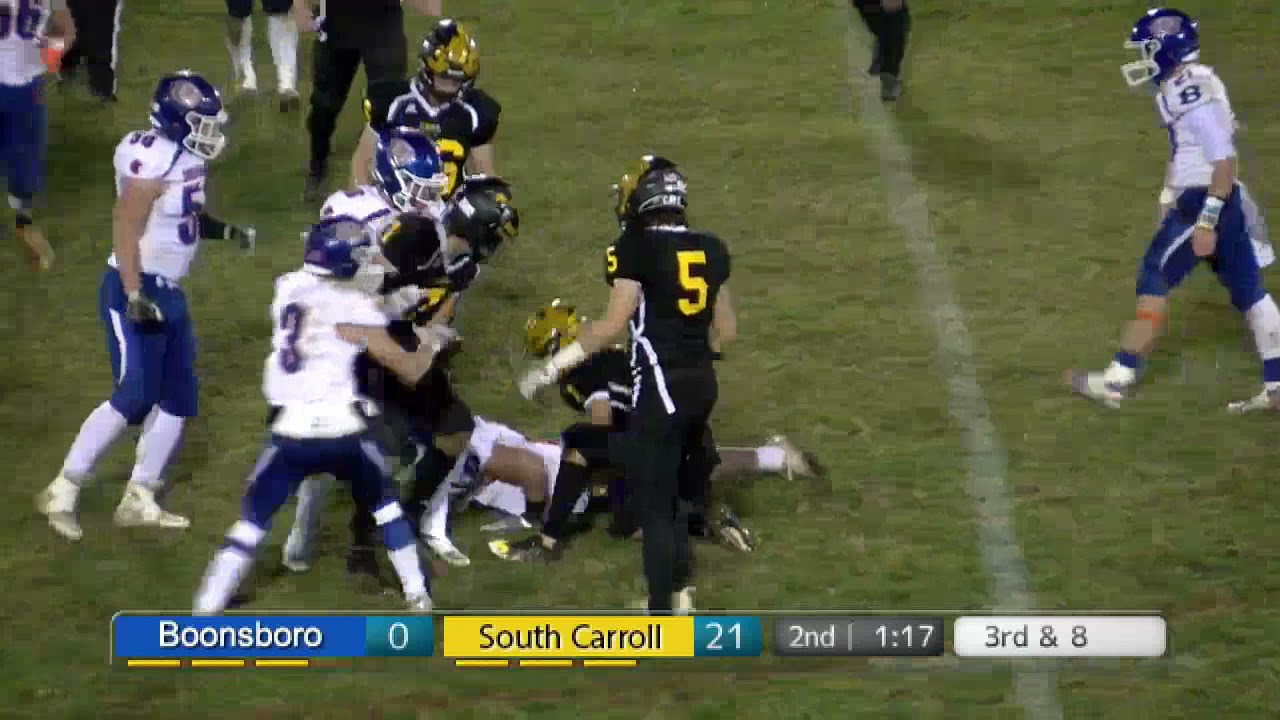 Boonsboro Vs South Carroll Football Playoff 11-12-2021