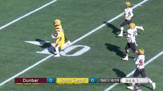 South Carroll Vs Dunbar Football 2A-1A State Final…