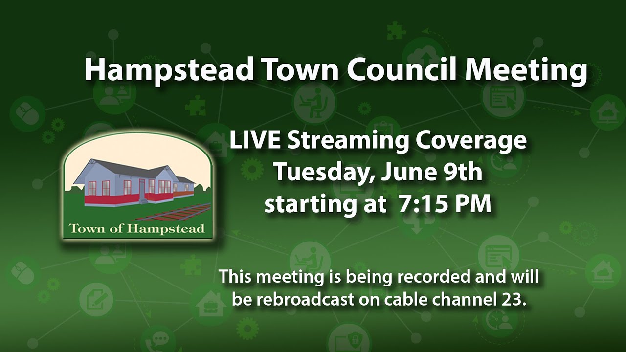 Hampstead Town Council Meeting 6-9-2020