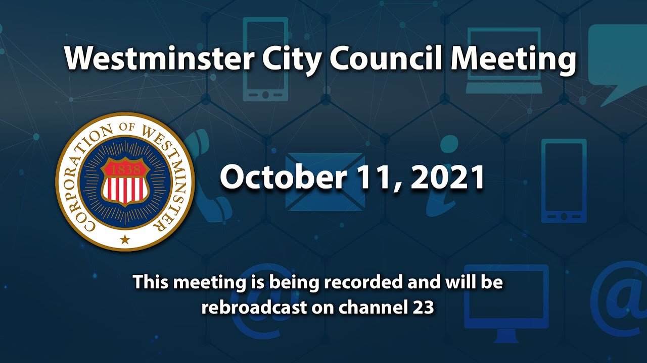 Westminster City Council Meeting 10-11-2021