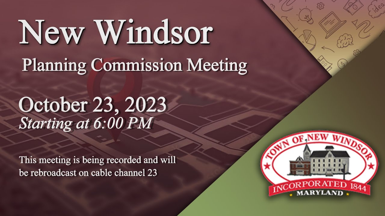 New Windsor Planning And Zoning Commission 10-24-2023