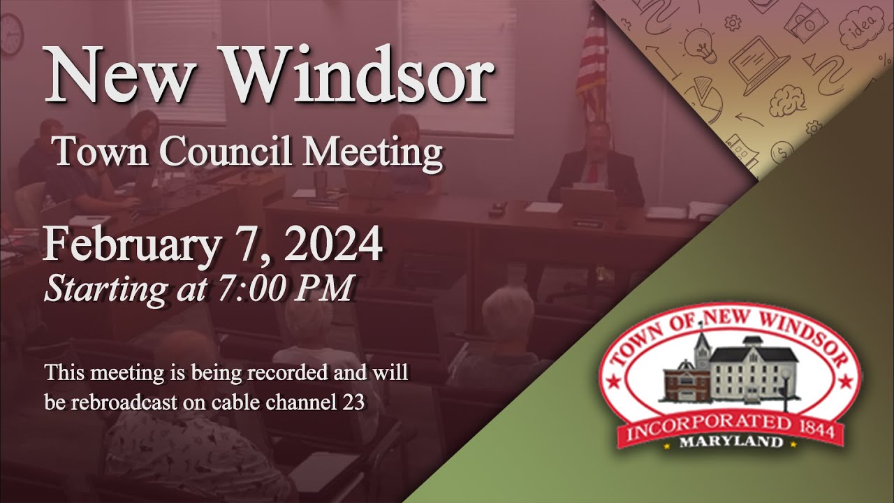 New Windsor Town Council Meeting 2-7-2024