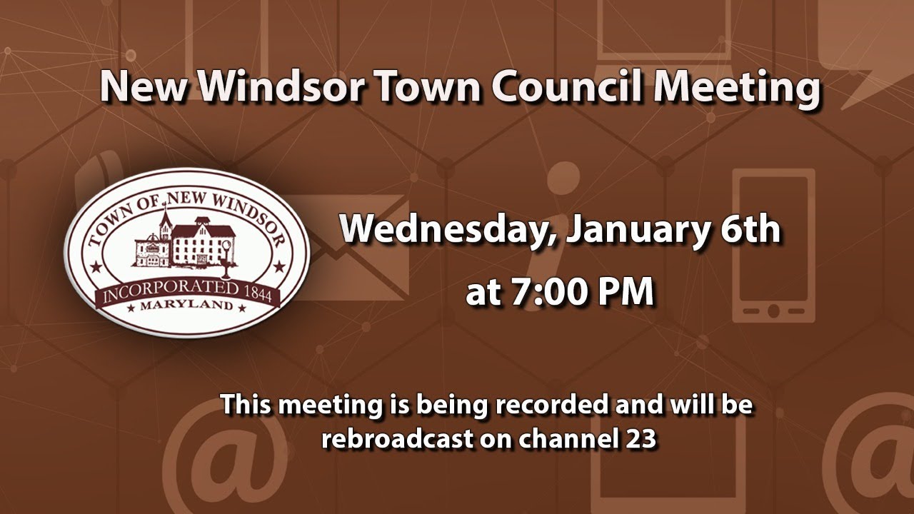 New Windsor Town Council Meeting 1-6-21