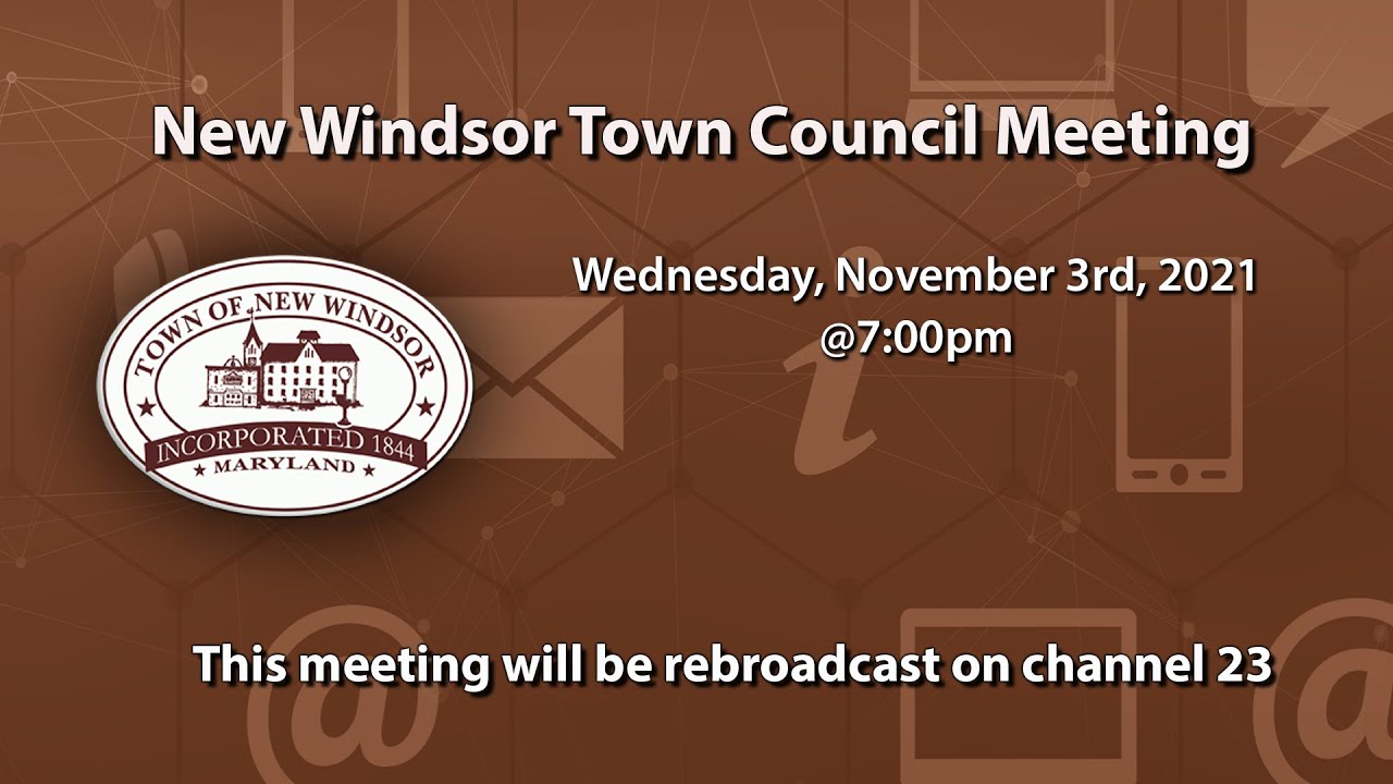 New Windsor Town Council Meeting 11-03-2021