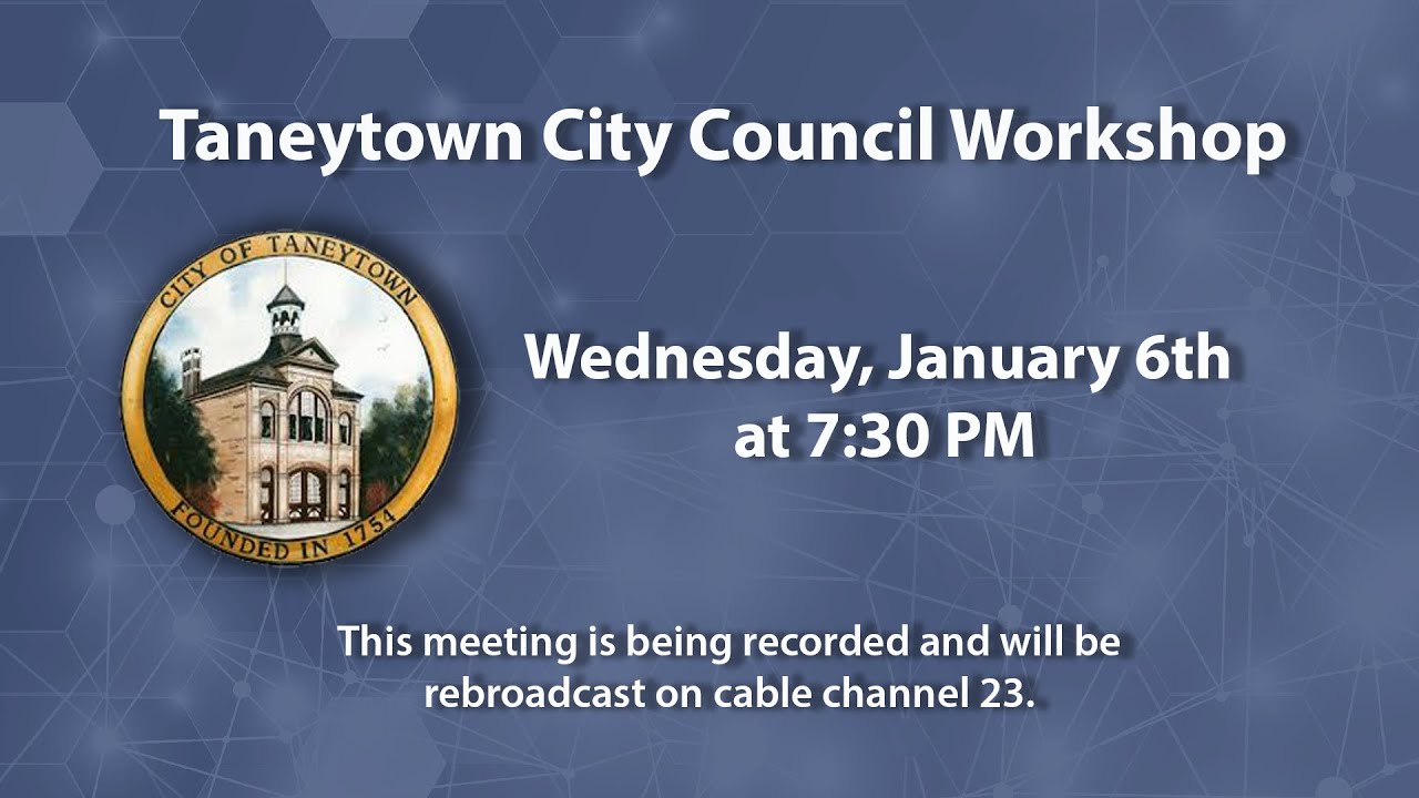 Taneytown Council Meeting 1-6-2021