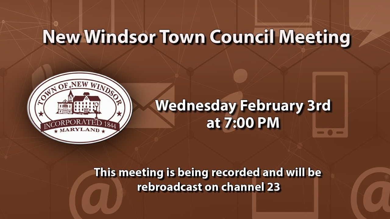 New Windsor Town Council Meeting 2-3-2021