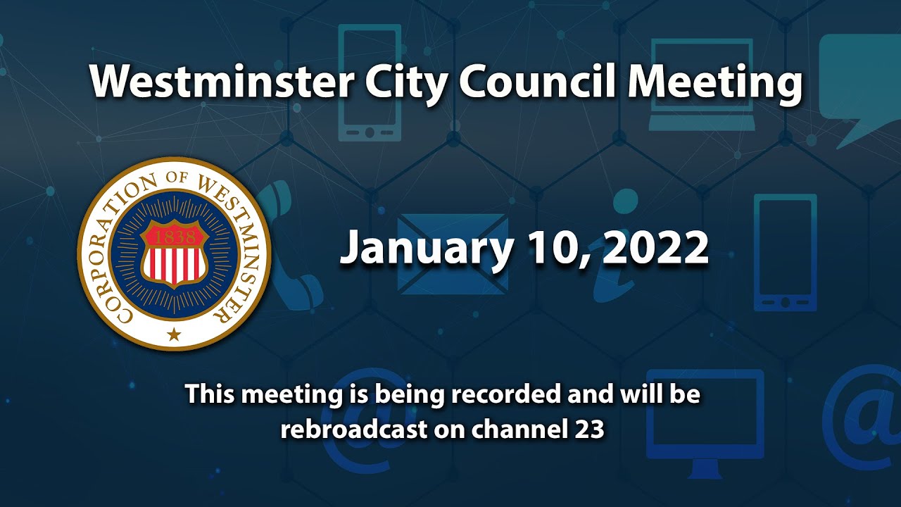 Westminster City Council Meeting 1-10-2022
