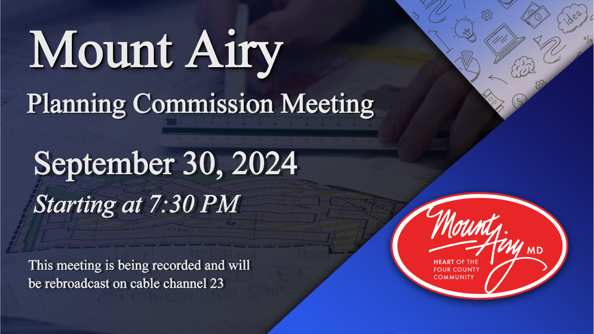 Mount Airy Planning Commission Meeting 9/30/2024