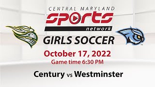 Century At Westminster Girls Soccer 10-17-2022