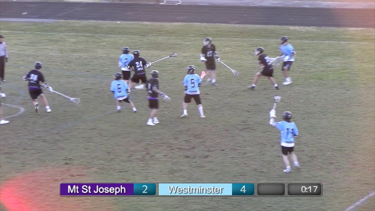 Mt. St. Joseph Vs. Westminster High School Boys Lacrosse