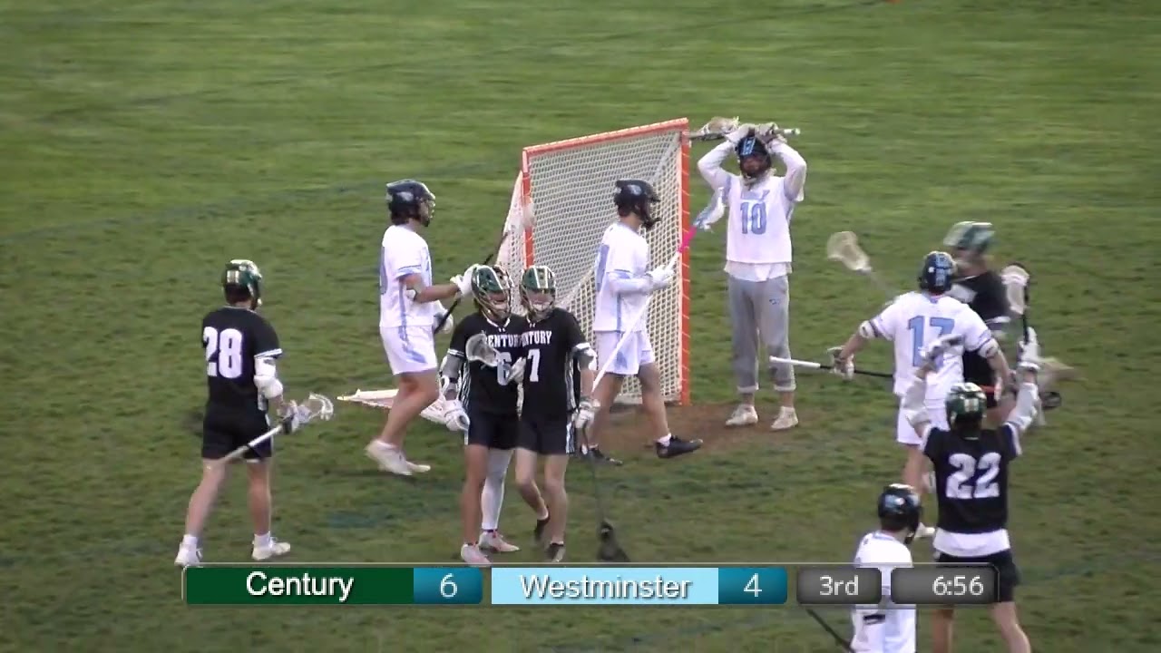 Century Vs Westminster Boys Lacrosse 4/19/2022