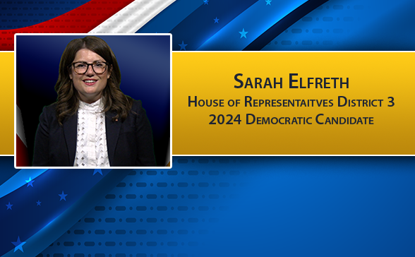 Sarah Elfreth House Of Representatives Dist. 3 Candidate Profile