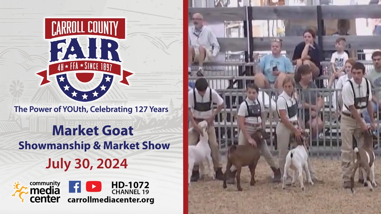 Market Goat Showmanship And Market Show 7/30/2024