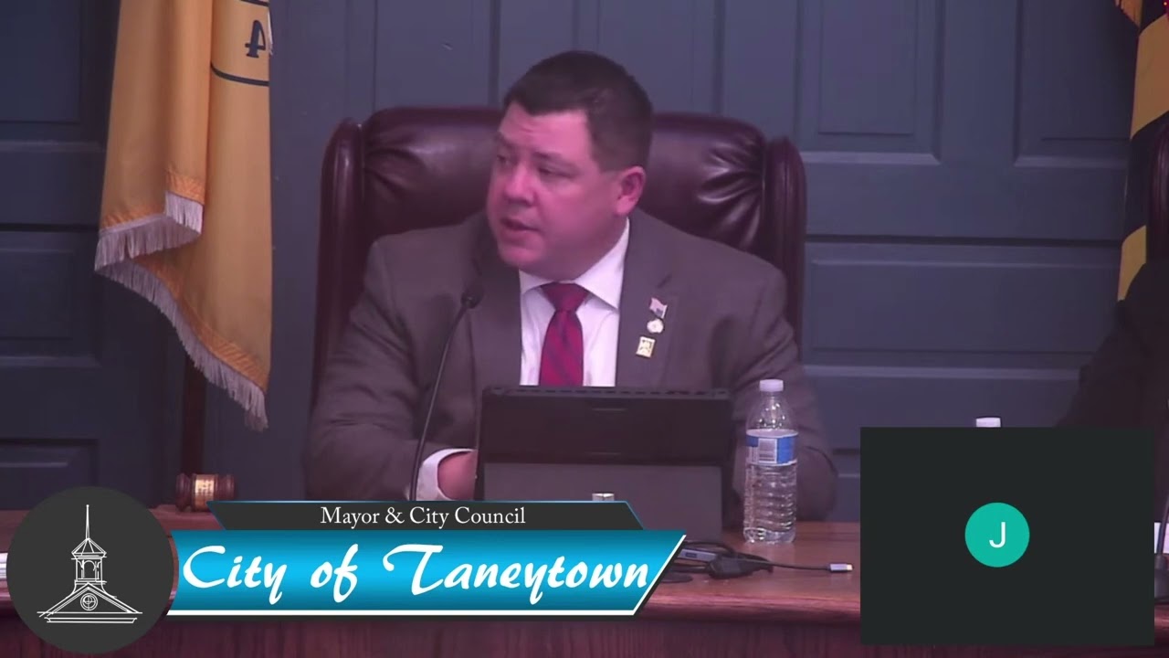 Taneytown Mayoral & City Council Workshop 12-7-2022