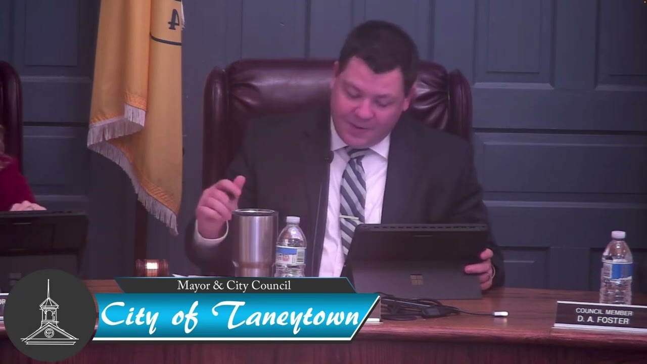 Taneytown City Council Meeting 12-12-2022