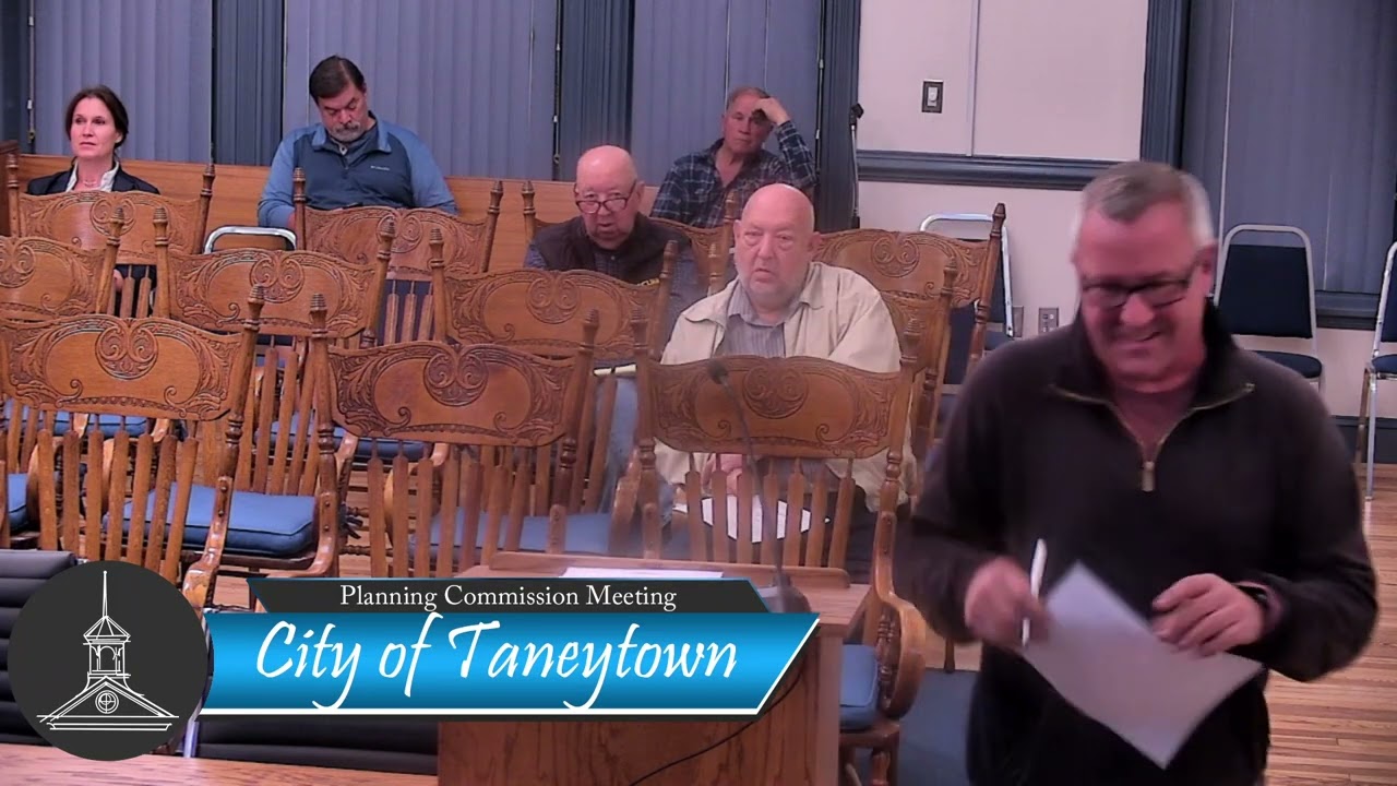 Taneytown Planning And Zoning Meeting 10-26-2022