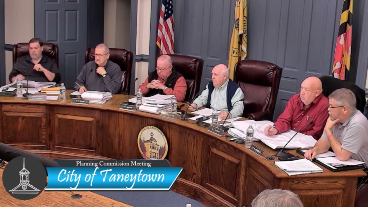 Taneytown Planning Commission Meeting 2-26-2024
