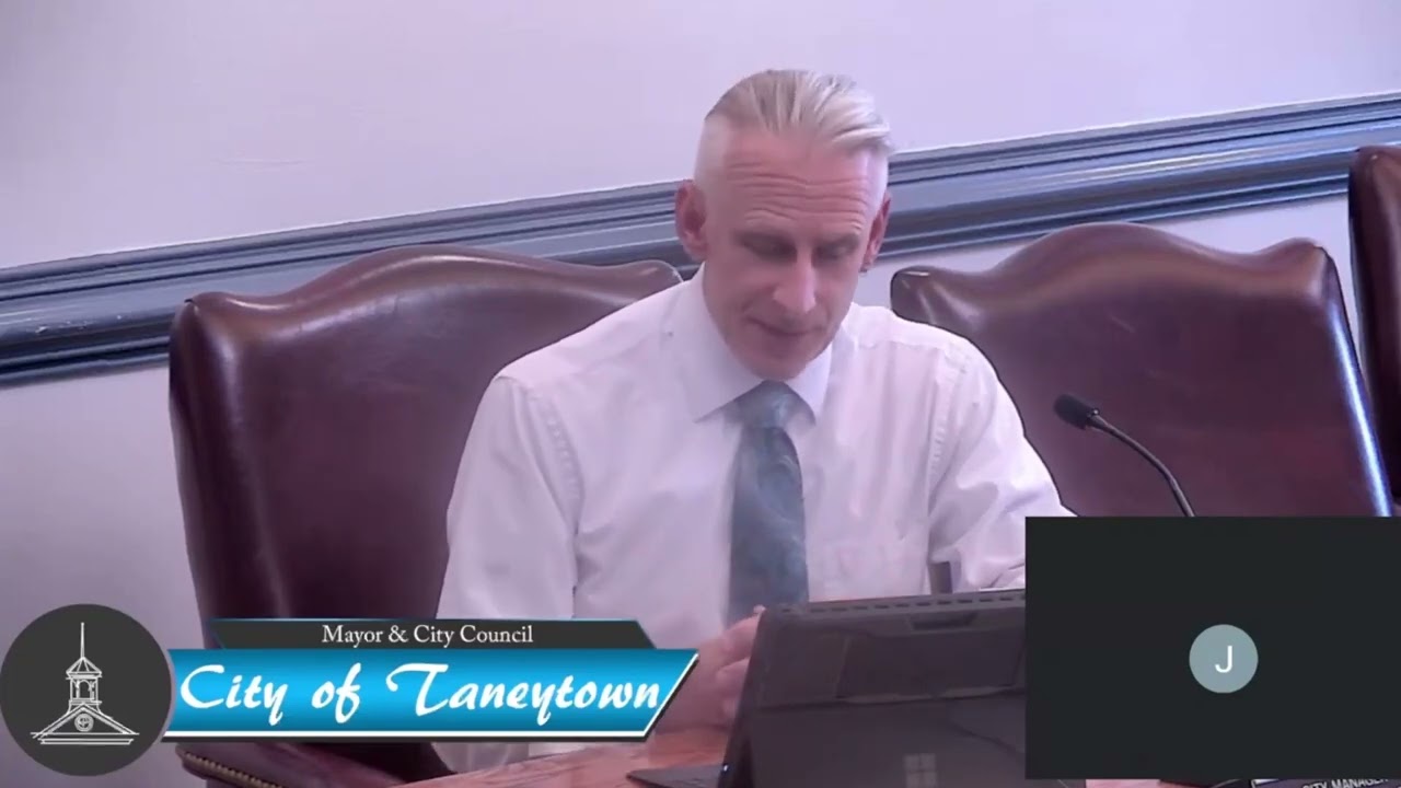 Taneytown Mayor & City Council Meeting 8-12-2024