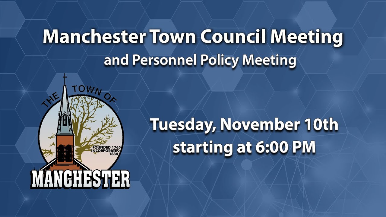 Manchester Town Council Meeting 11-10-20