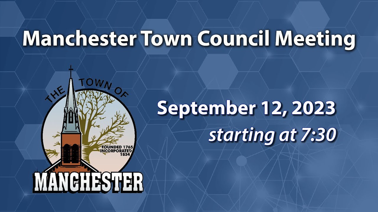 Manchester Town Council Meeting 9-12-2023