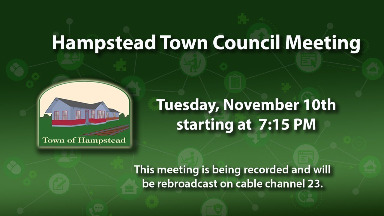 Hampstead Town Council Meeting 11-10-20